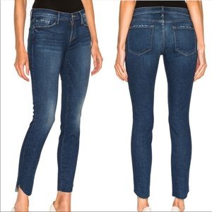Frame Le Skinny de Jeanne Tulip Raw Hem Crop Jeans